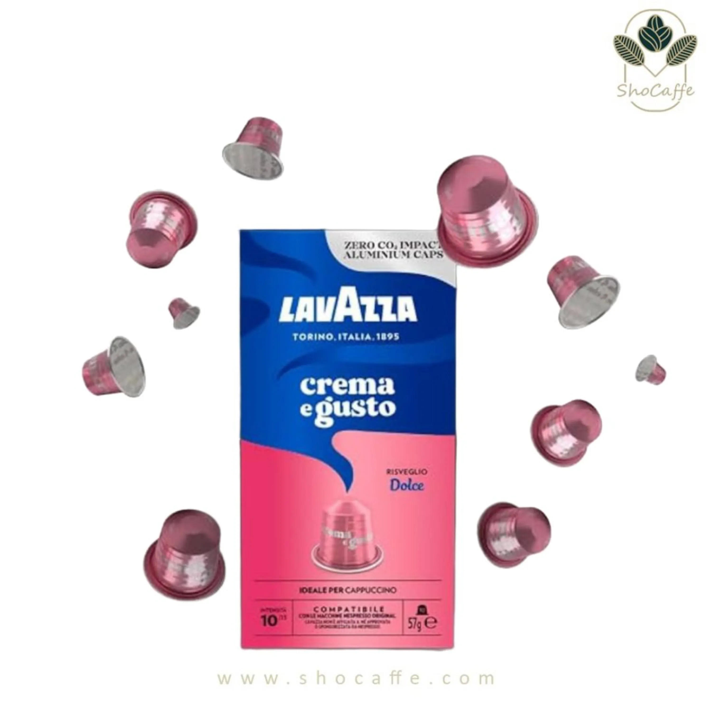 کپسول قهوه نسپرسو لاوازا مدل کرم اِ گاستو دولچه Crema e Gusto Dolce